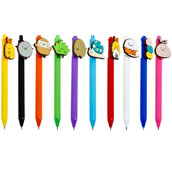 

40pcs/lot creative Japanese cartoon Sumikko Gurashi animal frosted barrel black ink gel pen promotion gift sign pen stationery