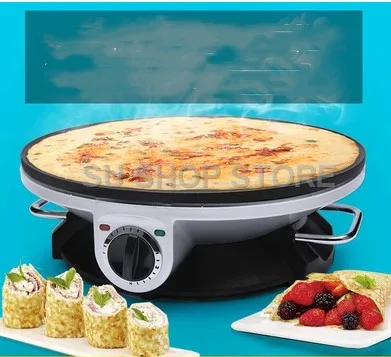 Electric Crepe Maker Pizza Pancake Machine Non-stick Griddle baking pan Cake machine kitchen cooking tools
