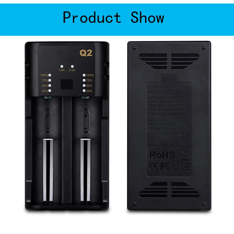 Thbelieve AA/AAA зарядное устройство 18650/26650 зарядные устройства 5V 2A USB LED Смарт батарея