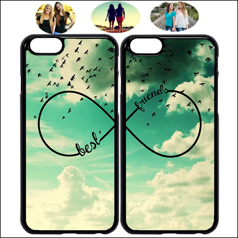 

Pretty Sky Design BFF Best Friends Phone Case Cover For iPhone Xs Max 7 8 Plus 6s 5s Samsung Galaxy S9 Plus S10+e for huawei p20