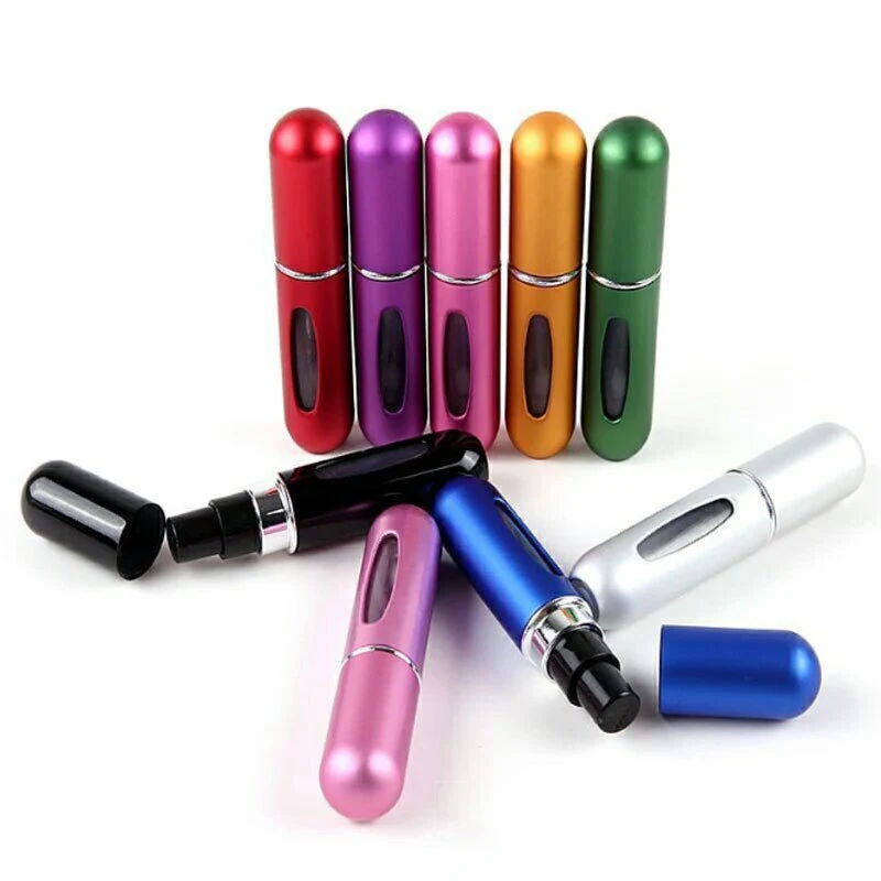 5 ml زجاجة عطر المحمولة زجاجات لمستحضرات التجميل الذاتي ضخ المياه التكميلية صغيرة الرش زجاجة أسفل ملء زجاجة