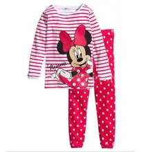 Hot sale Children boys girls kids Clothing Sets Cartoon suits 2 pcs Sleepwear Long Sleeve Cartoon Pajamas