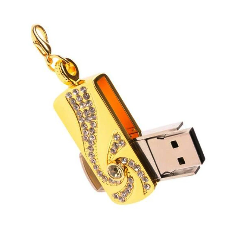 Кристалл USB флэш-накопитель 8 г 16 г 32 Гб 64 Гб USB Памяти Подарочный флэш-накопитель карандаш для нанесения страз диск Реальная емкость диск на ключ