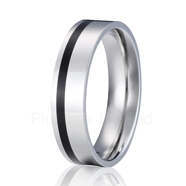 Anium Wedding Band Men Ring Silver And Black Color Fashion Anium Wedding Band Men Ring Silver And Black Color Fashion Jewelry Anillos Alliance