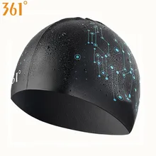 361 унисекс шапочка для плавания, Водонепроницаемая силиконовая шапочка для плавания для мужчин и женщин, профессиональные аксессуары для бассейна, спортивные аксессуары для взрослых и детей