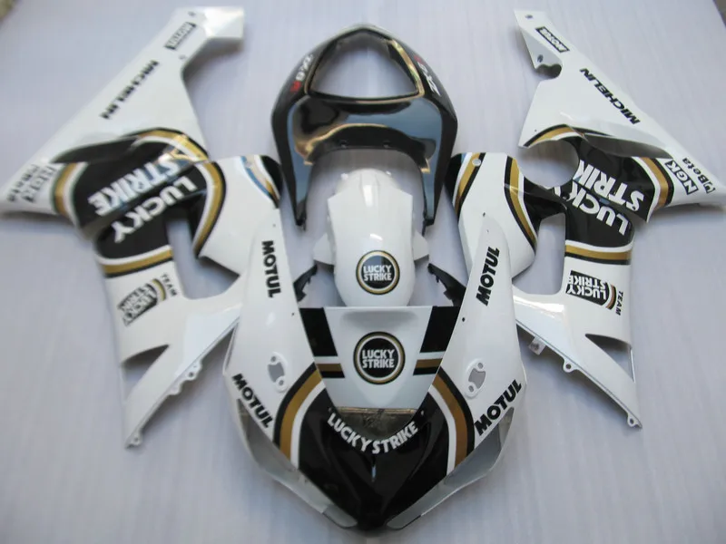 

Motorcycle Fairing Kit for KAWASAKI Ninja ZX6R 636 05 06 ZX 6R 2005 2006 zx6r ABS LUCKY white black Fairings set+7gifts KU20