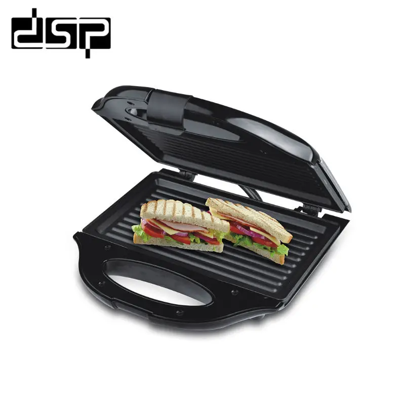 DSP мини-сэндвич-машина для завтрака, электрическая форма для выпечки, европейская вилка, домашнее туристическое приложение для кемпинга и путешествий, 750 Вт, 220-240 В