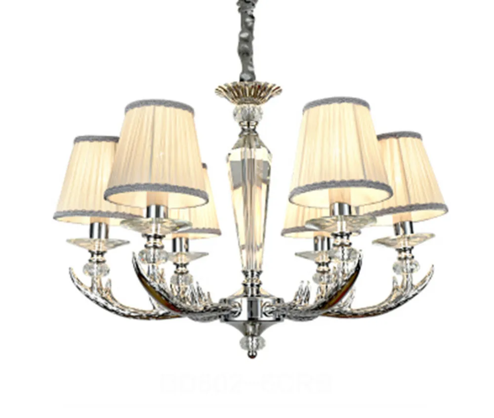 

LED Modern Crystal Chandelier K9 110-220v Chandeliers for The Bedroom Home Lighting Lustre Design E14 Luminarias