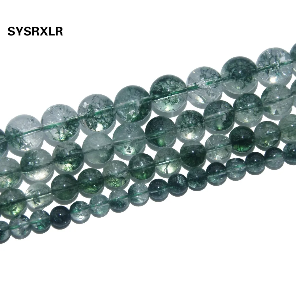 Free Shipping Natural Stone Light Green Crystal Loose Beads For Jewelry