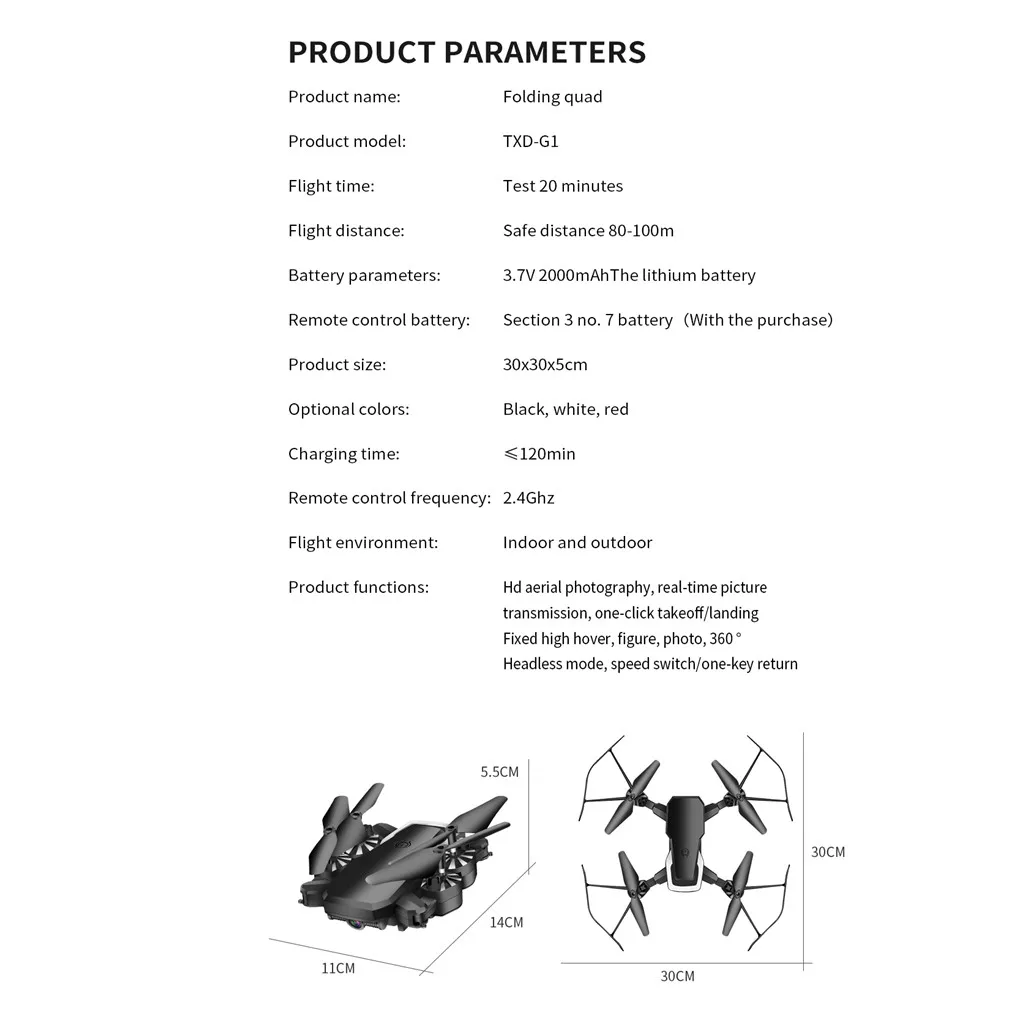 TXD-G5 wifi FPV 1080p камера оптический поток Безголовый складной Радиоуправляемый квадрокоптер Дрон оптическое позиционирование потока Радиоуправляемый вертолет Дрон игрушки