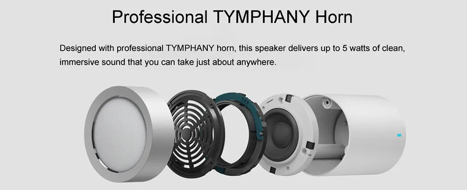 Original xiaomi speaker version 2 cannon TYMPHANY speaker 1200mah battery xiaomi bluetooth speaker 2ND 4