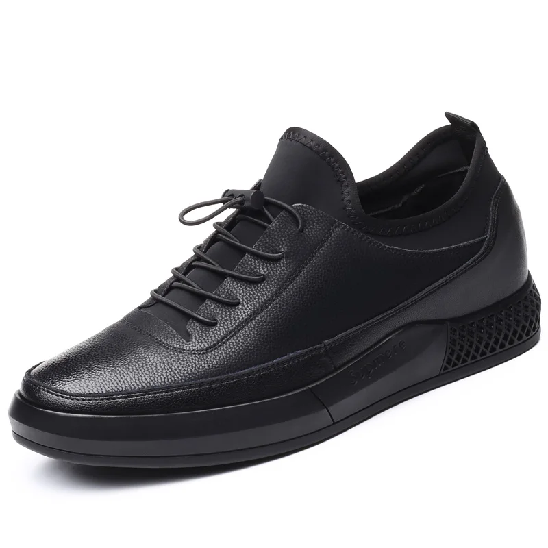Весенняя мужская повседневная обувь; модная мужская обувь, увеличивающая рост; коллекция года; Молодежная удобная обувь из натуральной кожи; DA0005
