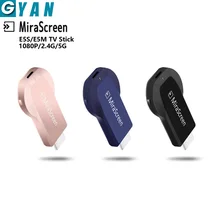 MiraScreen E5S MX tv Stick Smart tv HD 1080P беспроводной 2,4G 5G приемник DLNA Airplay anycast miracast tv stick