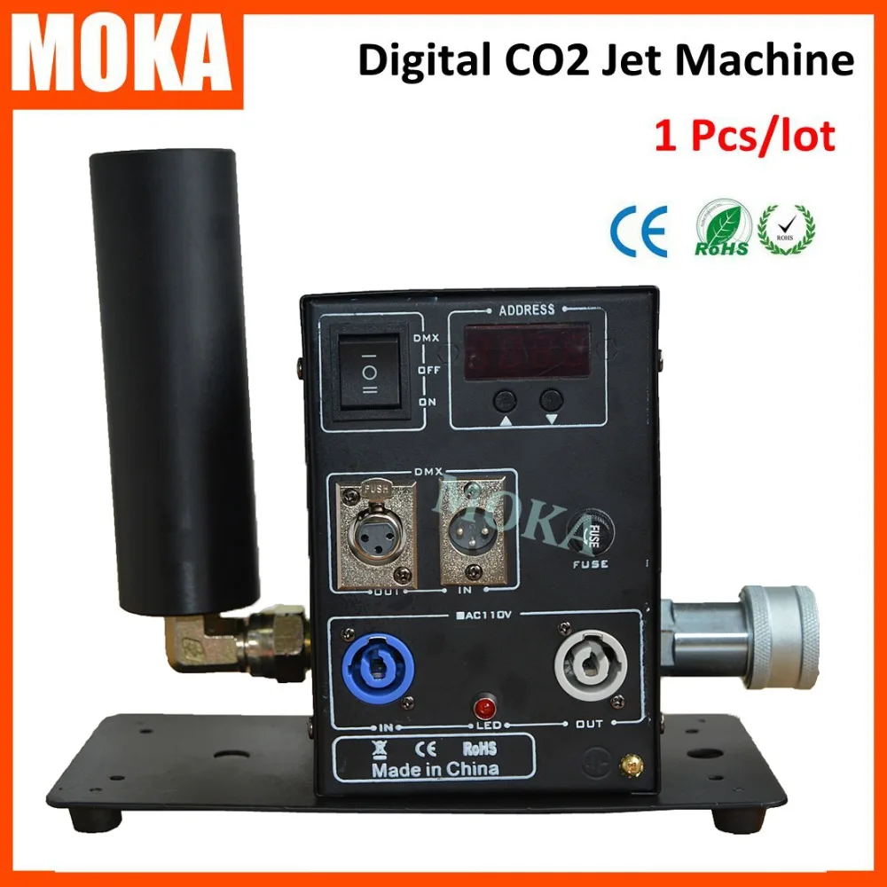 

Special FX Digital screen CO2 Cryo Jet DMX Cold Fog Systems Smoke Machines 200W CO2 Guns Cannons with 6m hose jet