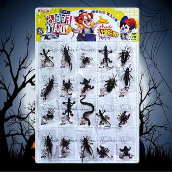 

Besegad 20PCS Funny Realistic Plastic Insect Prank Toy for Kids Children Gift Halloween April Fool Day Party Decoration