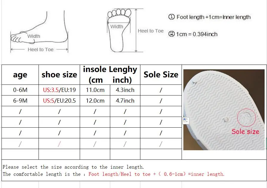 4 year old foot size