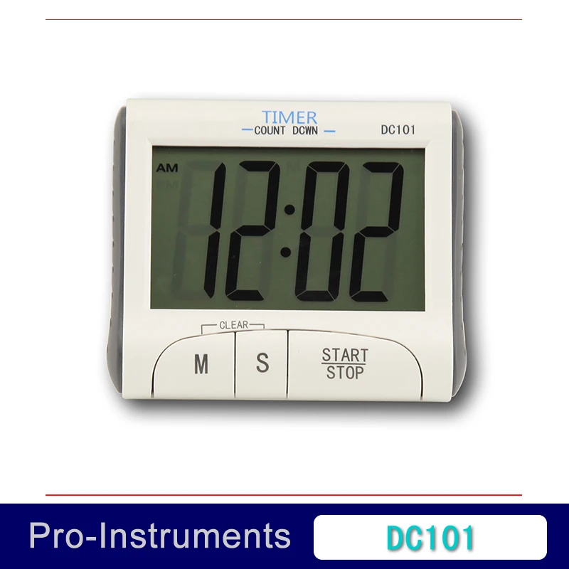 DC101 mini multifunctional countdown timer stopwatch sports timer with Loud Alarm reminder Null