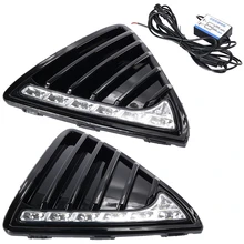 2x Car LED Daytime Running Light For Ford Focus Fog Head Lamp DRL 2011-2014 MA141 White