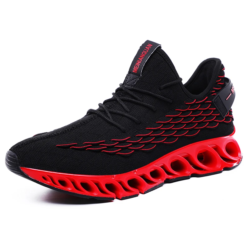 

Hot Fashion 2019 New Breathable Comfortable Mesh Men Shoes Casual Lightweight Walking Male Sneakers Fashion Lace Up Footwear