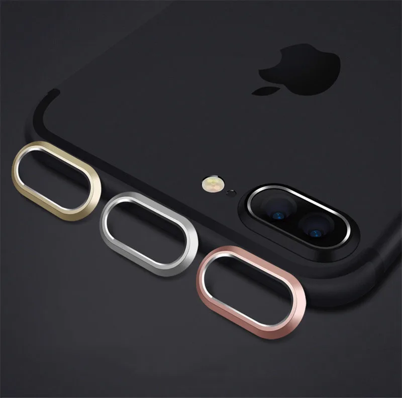 

Webcam Cover Camera Guard Circle Metal Lens Film Protector Cover Ring Bumper for iphone 7/8 7/8 Plus camera lens Protection Ring