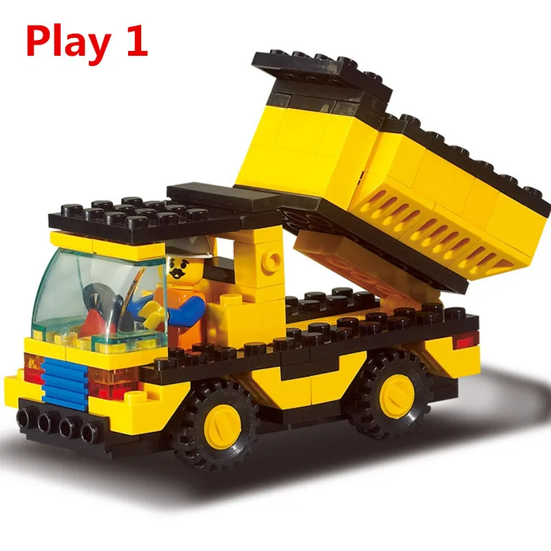 

93pcs/set 2 In 1 Dump Truck Compatibie Building Blocks Toy Kit DIY Educational Children Christmas Birthday Gifts