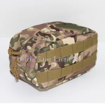 

Tactical Molle Survival Pocket Outdoor Double Zipper Camping Hunting Tool Pouch Horizontal Pouch Waist Pack Large Size