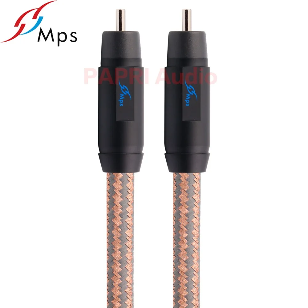 PAPRI MPS QR 11R DIY Аудио кабель с родиевым покрытием разъем RCA штекер 99.99997% OCC провод для