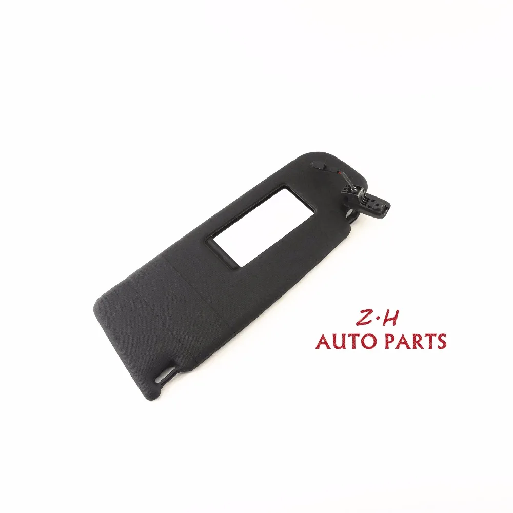 

NEW Black Front Left Blind Sun Visor With Cable For VW Golf R32 GTI Rabbit Passat CC 1K0 857 551 L 3H8 1K0 857 551 N 3H8