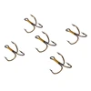 100pcs/pack Super Sharp Barbed Hook Treble Fishing Hooks 2/4/6/8/10/12/14# High Carbon Steel Tackle Fishhooks ► Photo 3/6