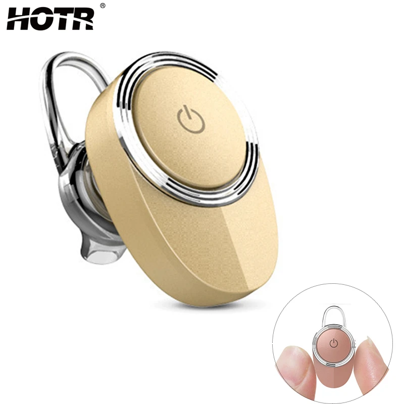 HOTR E6 Mini Bluetooth Earphone Stereo Sound In-ear Earbuds Wireless with MIC Voice Prompt Ear Book Free Answer Control | Электроника