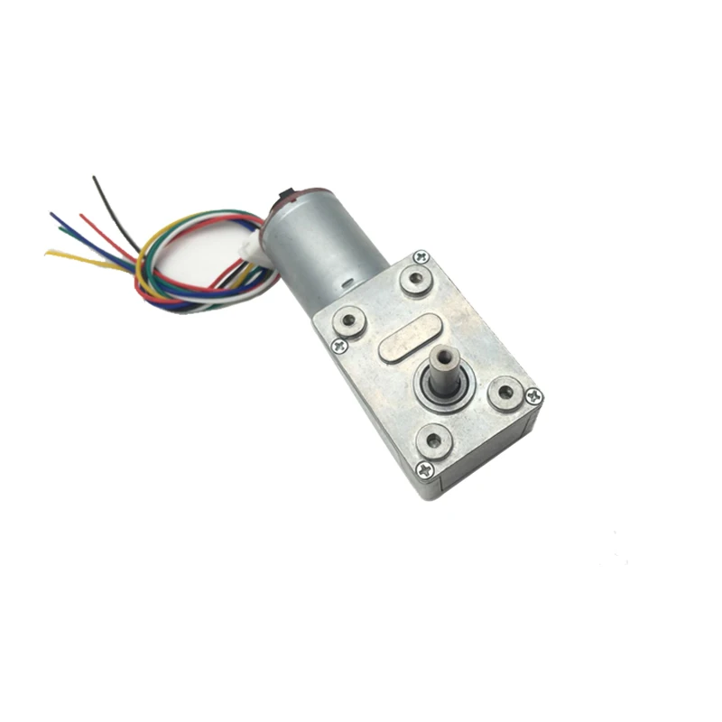 

DC Motor High Torque Geared Reduction Motor 12V 30RPM with Encoder Srong Self-locking