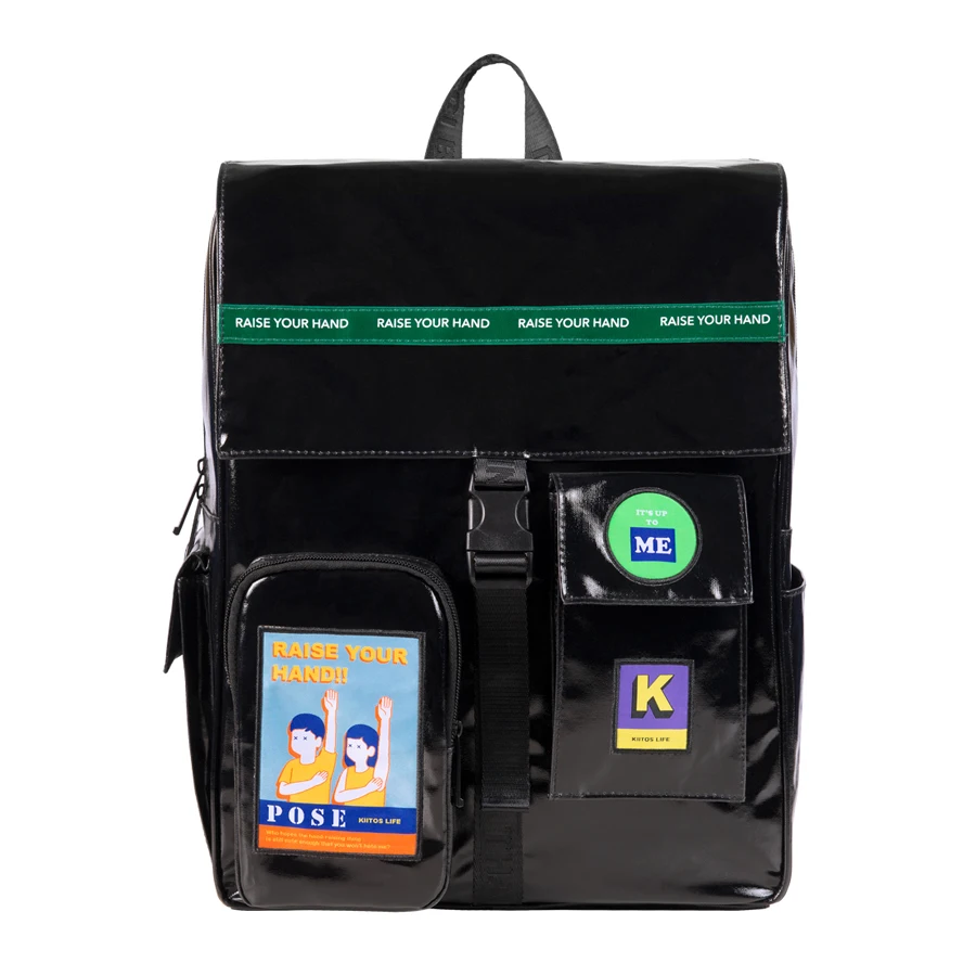Fox line mochila impermeable negro