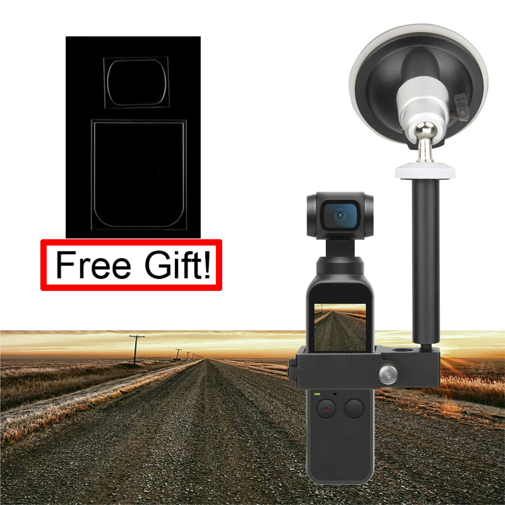 

Car Mount for DJI Osmo Pocket Camera Stabilizer Handheld Gimbal Bracket Vehicle Window Suction Cup Mounting Adapter Converter