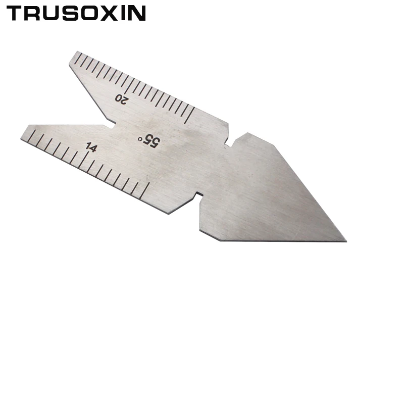 

Welding Tools Welding Rule Rib Gauge 55 Angle Welding gauge Center Gauge Degree 14ths and 20ths Screw Thread Gage
