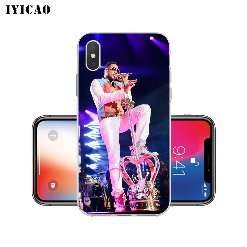 Мягкий силиконовый чехол для телефона IYICAO Latin singer Romeo Santos iPhone X XR XS MAX 6 6s 7 8 Plus 5 5S SE