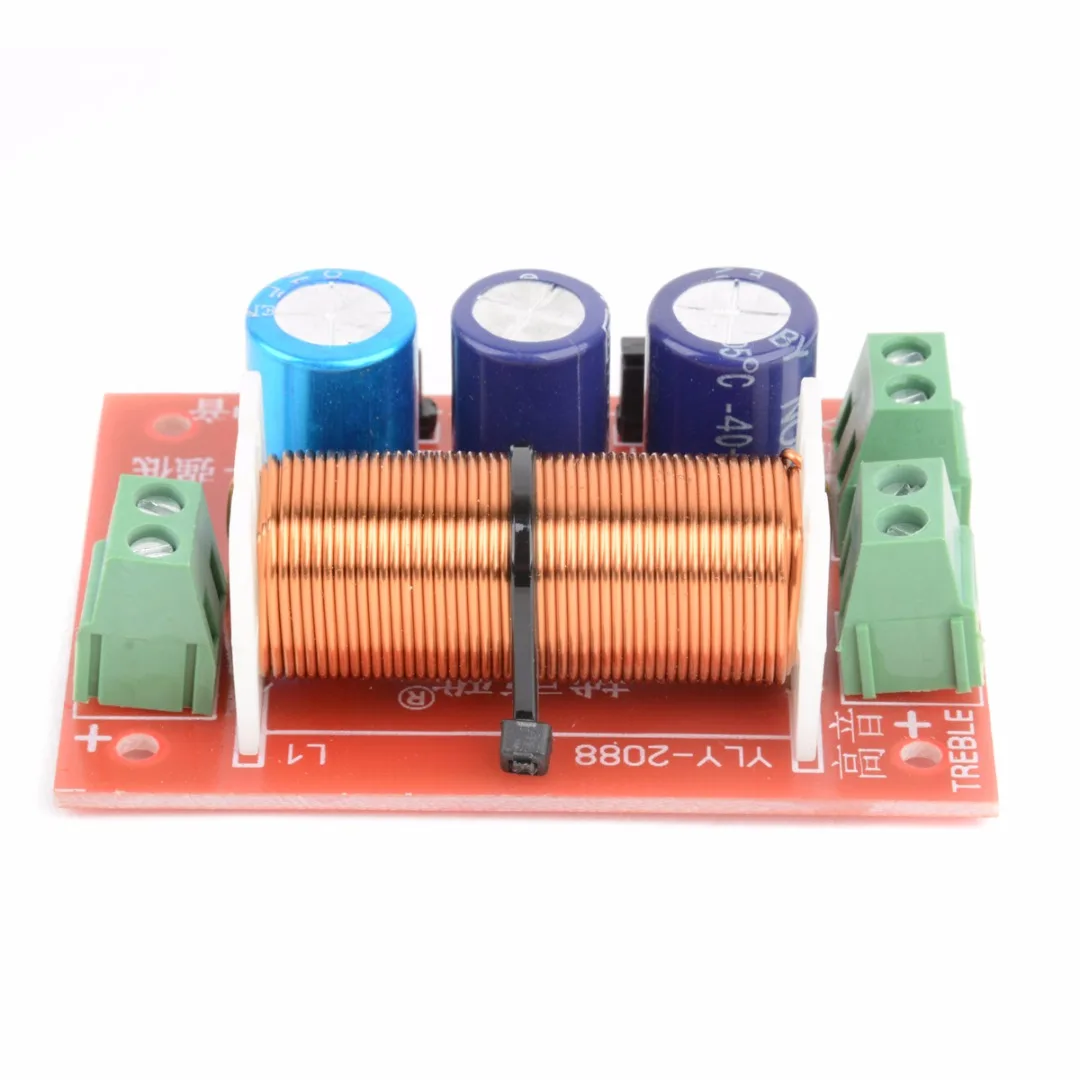 70mmx50mm 400W Adjustable Full Range Treble Bass Audio Speaker Frequency Divider 2 Way Speaker Audio Crossover Filters