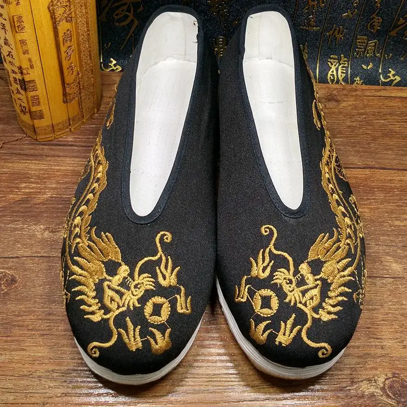 Traditional Shaolin Kung fu Martial Arts Slipper Footwear Men/'s shoes Size:38-48