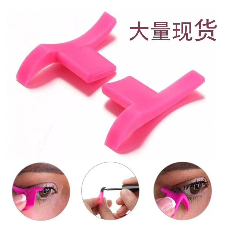 KESMALL силиконовые тени для век печать 1 упаковка крестообразные Взрывные Модели подводка для глаз хвост уплотнение крыло подводка для глаз штамп ресницы печать CL0075