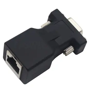 

50pcs RJ45 To RS232, DB9 9-Pin Serial Port Male to RJ45 Female Cat5e/6 Ethernet
