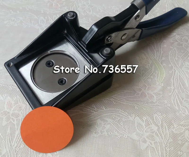 Новый ручной Руководство Круглый 1 "25 мм Бумага Графический Удар Die Cutter для Pro Button Maker