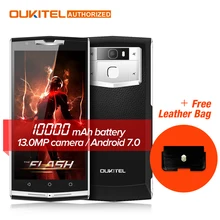 $30 Подарок Мешок! 10000 мАч Быстрая Зарядка k10000 Oukitel pro 4 Г Мобильный Телефон 5.5 ”FHD 3 ГБ 32 ГБ Android 7.0 Сзади 13.0MP Смартфон