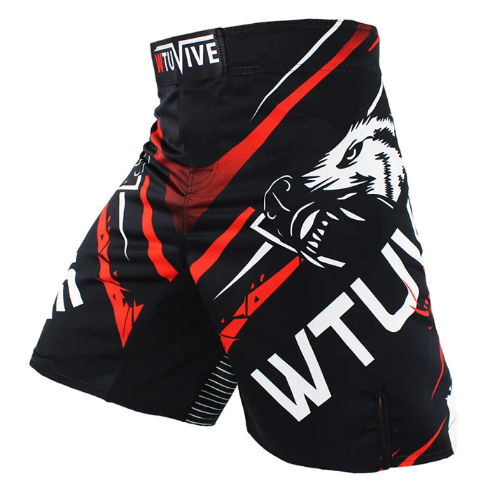 UFC BJJ ММА дышащие спортивные шорты для фитнеса персональные шорты PK Muay Thai Fist свободные беговые бои дешевые шорты WWF боксерские шорты - Цвет: Shorts-26