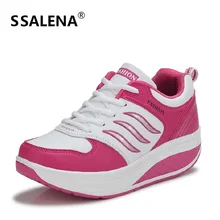 Женская обувь для танцев, визуально увеличивающая рост; удобная обувь для похудения; обувь на платформе; кроссовки для фитнеса;# B2116