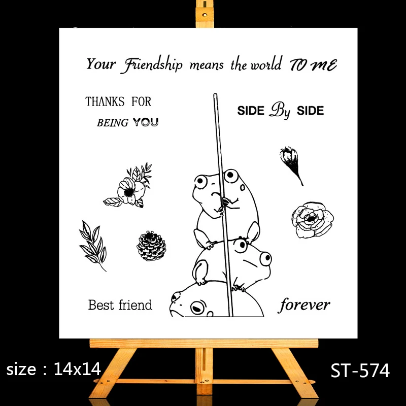 

ZhuoAng Great dream Clear Stamps/Silicone Transparent Seals for DIY scrapbooking photo album Clear Stamps