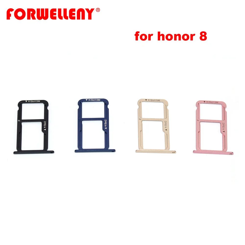 Для huawei honor 8 honor8 Micro Sim карты держатель Слот лоток Адаптеры FRD L09 L19 L14 Черный Синий
