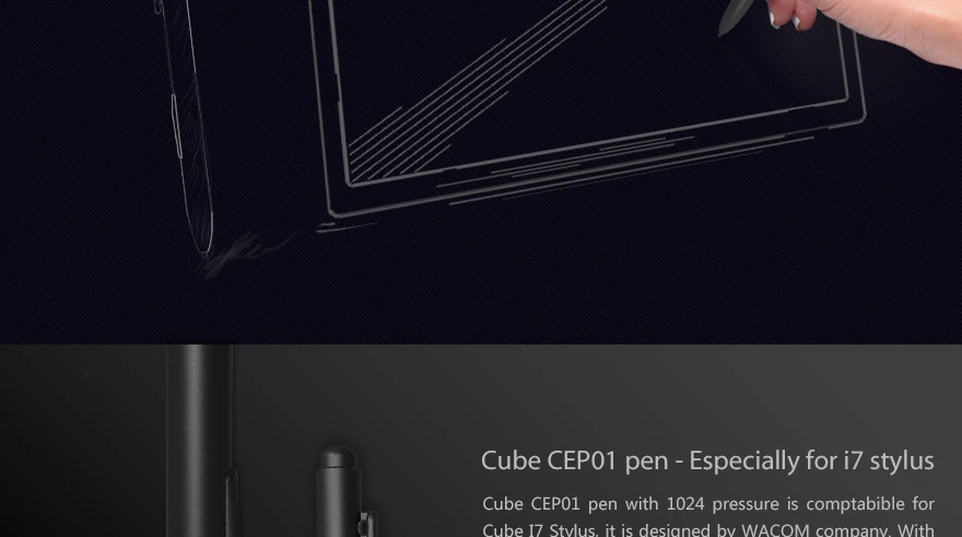 cube cep01 i7book планшетный ПК активный стилус специально для i7book/i7 стилус/mix plus стилус