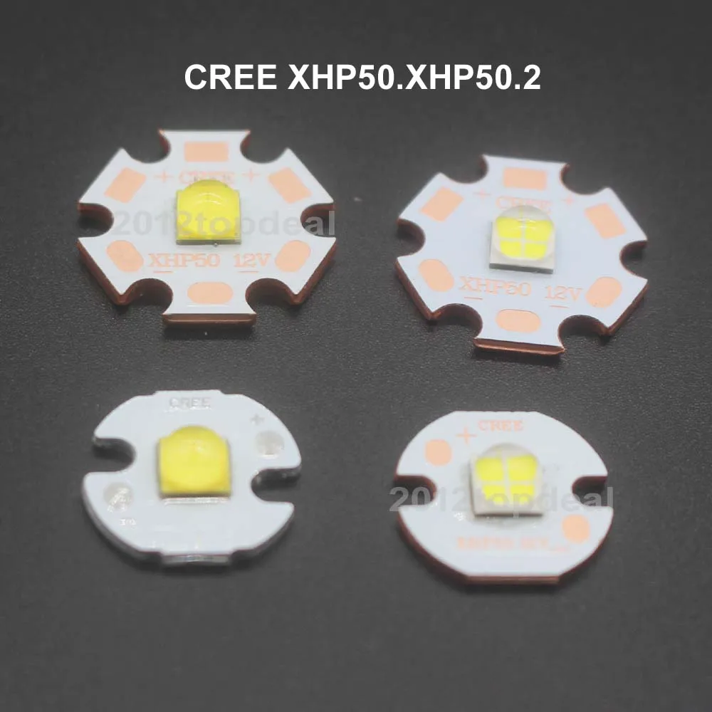 CREE XHP50 XHP70 XHP50.2 XHP70.2 2 поколения холодный белый нейтральный белый теплый белый светодиодный излучатель 6 в 12 В с 16 мм 20 мм медной печатной платой