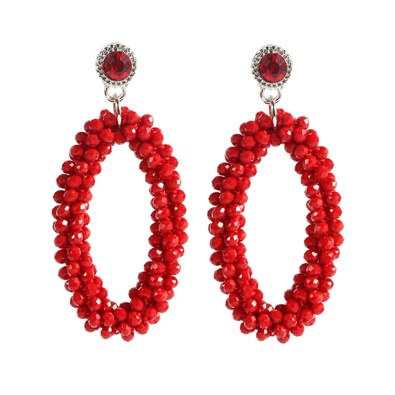 7 Earrings Red