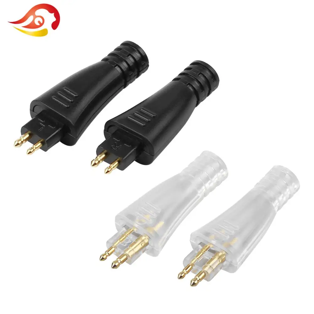 QYFANG New Earphone Male Pin Adapter Gold plated Copper Plug Headphone Audio Jack For FOSTEX TH900 MKII MK2 Wire Cable Connector