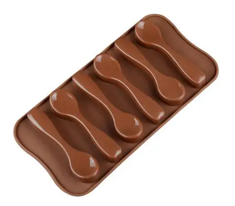SILIKOLOVE шоколадные формы для украшения торта инструменты 3D конфеты клейкий силиконовая форма для десерта форма для выпечки DIY поднос для печенья для торта ремесло - Цвет: 21.5X10.8X1.4CM